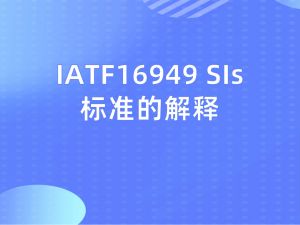 IATF16949 SIs (1-25)